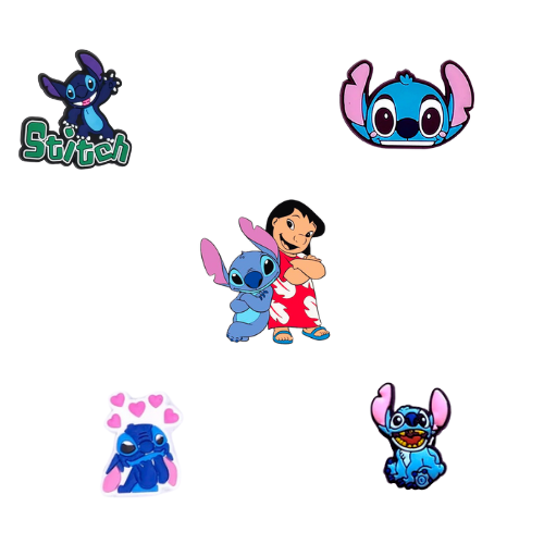 Stitch - Crocs skraut 5 stk í pakka