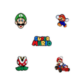 Super Mario - Crocs skraut 5 stk í pakka