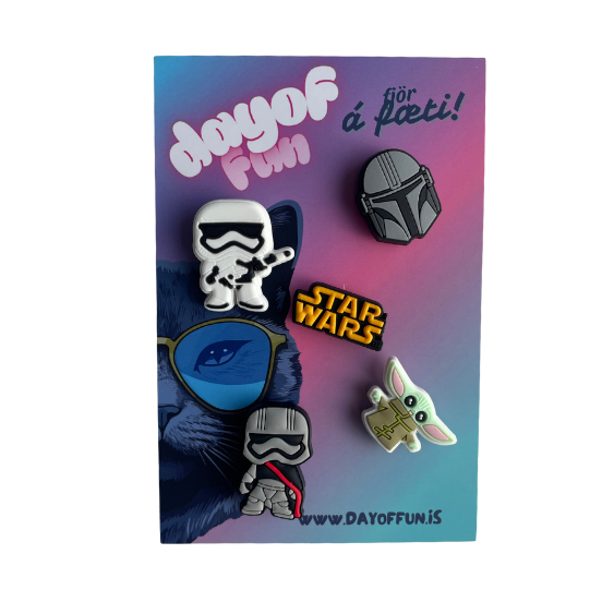 Star Wars - Crocs skraut 5 stk í pakka