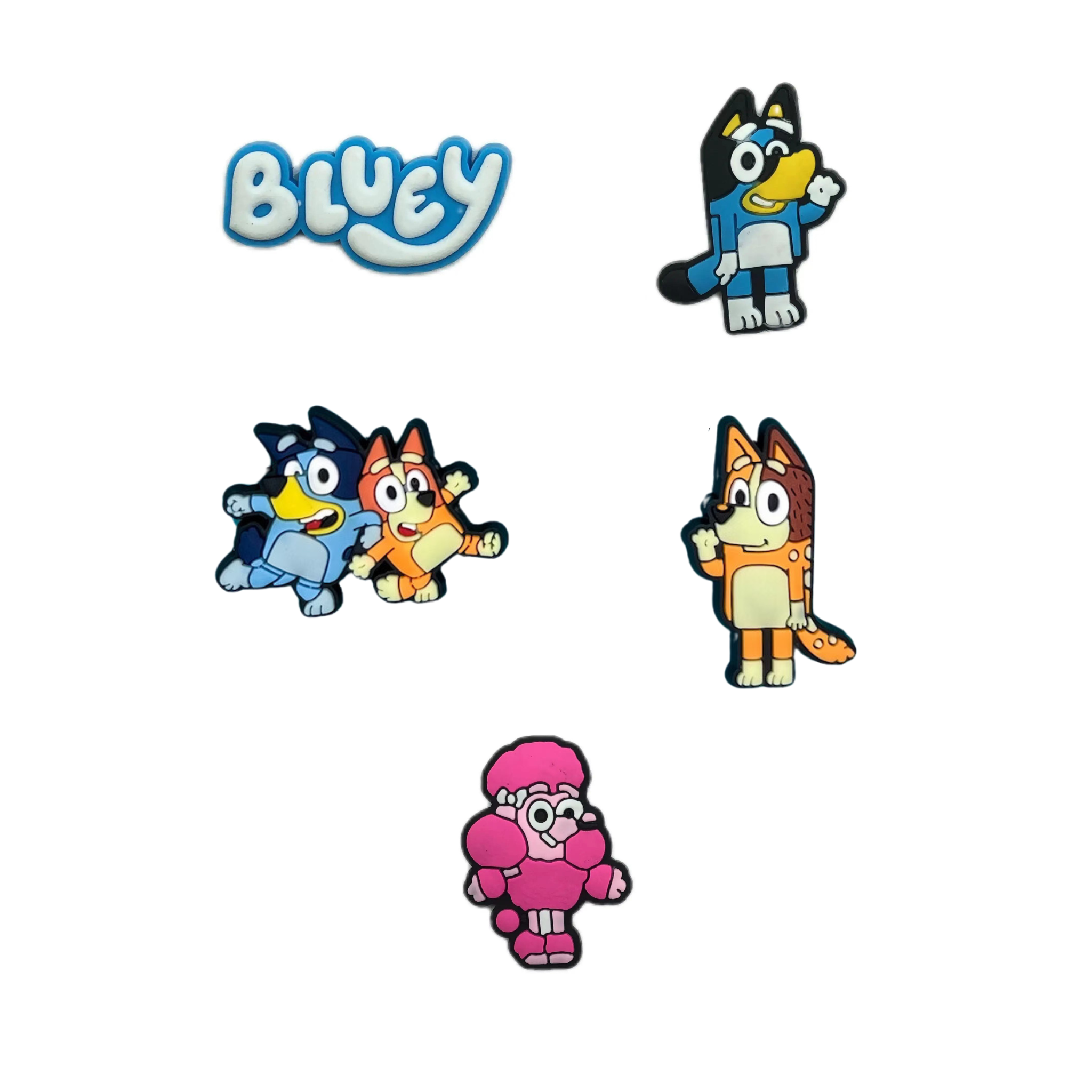 Bluey - Crocs skraut 5 stk í pakka