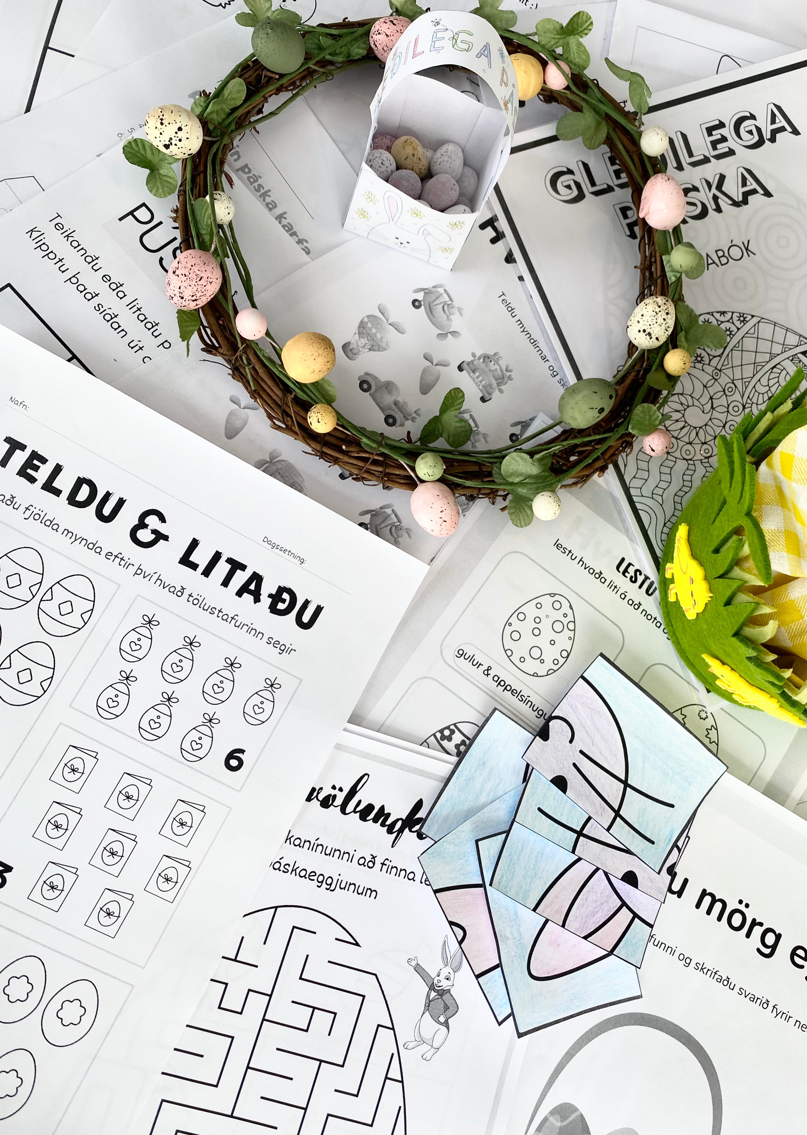 Páskahefti 40 blaðsíður