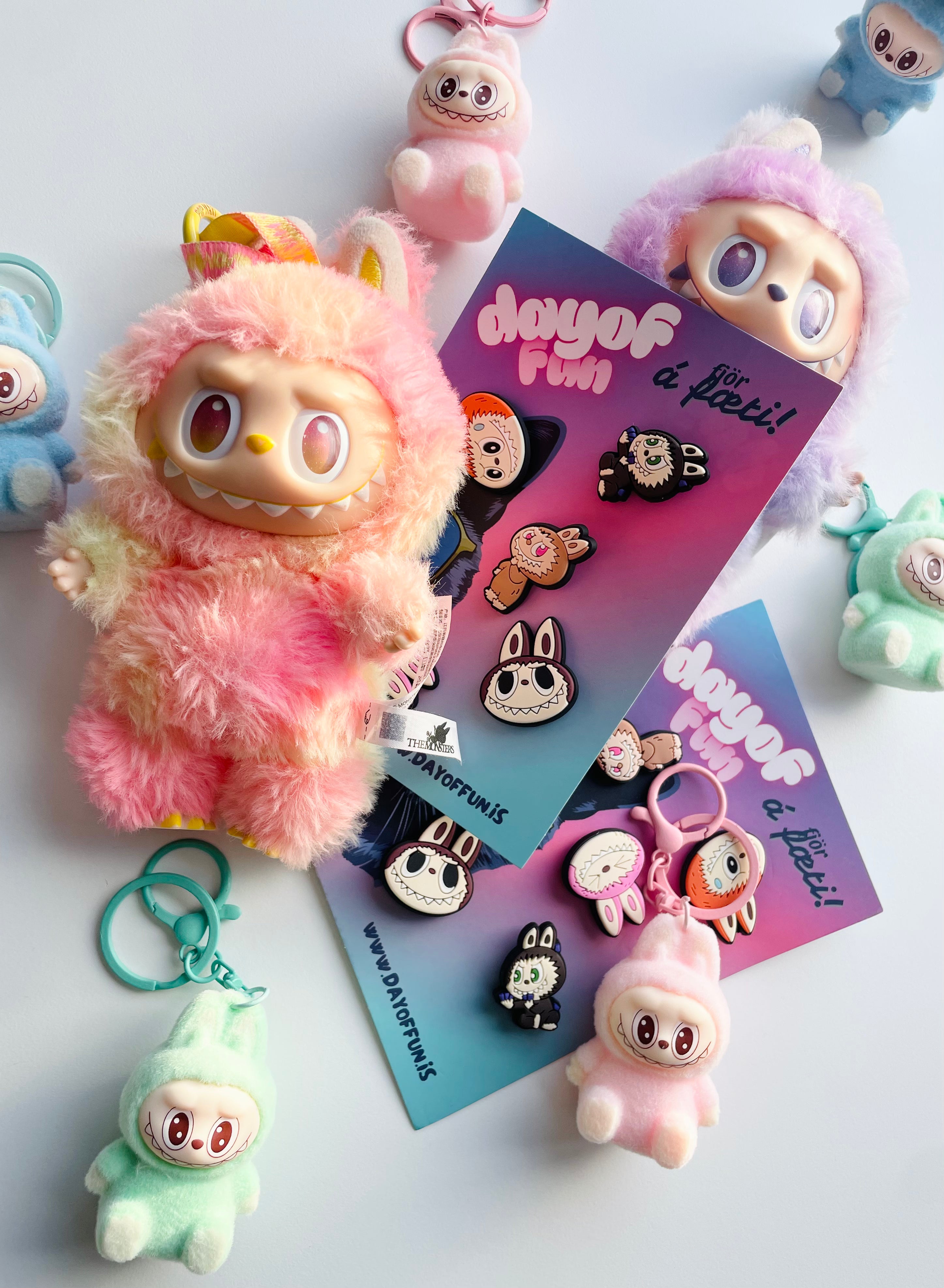 Labubu - Crocs skraut - 5 stk í pakka